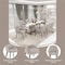 Leisuremod Elias Dining Chair Upholstered in Leather Velvet and Powder Coated Iron Legs EDC21LGR - alternate 4