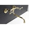 Kingston Brass Double-Handle Wall Mount Bathroom Faucet, Polished Brass KS315PB - alternate 2