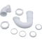 Do It Best 1-1/2'' White Polypropylene Sink Trap with Reducer Washer DIB960W - alternate 2