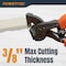 Powertec 8 inch Tile Nippers w/ Ergonomic Grip, for Trimming Tile & Mosaics, Tile up to 3/8in Thick 71900N - alternate 3