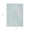 Homeroots 10' X 14' Aqua And Ivory Geometric Washable Indoor Outdoor Area Rug 577546 - alternate 5