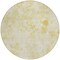 Homeroots 8' Gold Wheat And Ivory Round Floral Washable Indoor Outdoor Area Rug 583108 - alternate 3