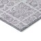 Homeroots 5' X 8' Lavender And Silver Medallion Washable Indoor Outdoor Area Rug 589339 - alternate 3