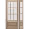Doornmore G7509, 51.5" x 82" ( 36" Door + 12" Side) Left Hand, Mahogany SDL 9 Lite, 3/4 Lite Exterior Door G7509-SW-3680-G7503-SL_1-1_LI - alternate 2