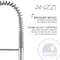 Anzzi Bastion Single Handle Standard Kitchen Faucet in Brushed Nickel KF-AZ209BN - alternate 6