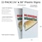 Signmission Burritos, Plastic Signs Only 24 Inch x 36 Inch, Corrugated Plastic, 2PK CSB-2436-2PACK-Burritos - alternate 2