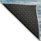 Homeroots 3' X 5' Teal Blue And Ivory Abstract Washable Indoor Outdoor Area Rug 613127 - alternate 4