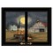 Homeroots Spooky Harvest Moon 7 Black Framed Print Kitchen Wall Art 406230 - alternate 1
