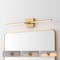 Jonathan Y McKenna 28" Modern Minimalist Adjustable Dimmable Integrated LED Metal Wall Sconce, Brass Gold JYL7041B - alternate 2