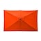 Pure Garden 10 Rectangular Patio Umbrella, Orange 50-LG1280 - alternate 1