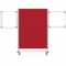 Ghent Nexus Partition, Mobile 2-Sided Fabric Bulletin Board, 65''H x 46''W, Red NEX224FFP-98 - alternate 2