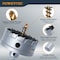 Powertec 3in Tungsten Carbide Hole Saw for Soft & Hard Metal with Titanium-Plated Pilot Drill Bit 14906 - alternate 4