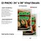 Signmission Jalapeno Poppers, Vinyl Decals Only 24 Inch x 36 Inch, Vinyl Decal, 2PK DSB-2436-2PACK-Jalapeno Poppers - alternate 2
