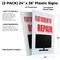Signmission Flat Screen Tv Repair, Plastic Signs Only 24 Inch x 36 Inch, Corrugated Plastic, 2PK CSB-2436-2PACK-Flat Screen Tv Repair - alternate 2