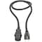 Eaton Tripp Lite Series Computer Power Cord, NEMA 5-15P to Locking C13 - 10A, 125V, 18 AWG, 3 ft. P006-L03 - alternate 3