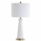 Jonathan Y Hartley 29" Ceramic Column LED Table Lamp, White JYL3046B - alternate 4