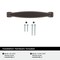 Amerock Franklin 3-3/4 inch (96mm) Center-to-Center Oil-Rubbed Bronze Cabinet Pull, 25PK 25VMP37051ORB - alternate 2
