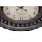 Monarch Specialties Clocks, 20'' Round, Wall Clock, Antique Brown, Transitional I 9046 - alternate 1