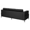 Office Star Products Arctic Sofa, Black Faux Leather ARCT53-U65 - alternate 4