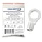 Kable Kontrol Non Insulated Copper Butted Seam Ring Terminal, 12-10 AWG, Stud Size # 6, 100 Pcs, 100PK RTNI-1210-6 - alternate 1