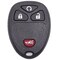 Aks Keys 2005 - 2011 Buick Chevrolet Pontiac Keyless Entry 4B Fob FCC# KOBGT04A RC-CHEVR-38C - alternate 1