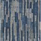 Homeroots 5' X 8' Navy Blue And Denim Blue Striped Washable Indoor Outdoor Area Rug 608953 - alternate 4