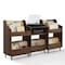 Crosley Liam 3-Piece Record Player Stand And Vinyl Storage Set KF13124WA - alternate 1