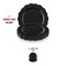 Smarty Had A Party 10.25" Black Round Lotus Plastic Dinner Plates, 120PK 8850-BK-CASE - alternate 5