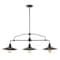 Jonathan Y Cade 38.5 in. 3-Light Industrial Farmhouse Iron Linear LED Pendant, Oil Rubbed Bronze/Clear JYL7593A - alternate 5