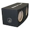 Deejay Led Double 10-in Center Port Vented Round Empty Car Bass Speaker Box 2X10ROUNDVENTED - alternate 2