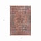 Homeroots 5' X 8' Pink And Mauve Medallion Washable Indoor Outdoor Area Rug 616071 - alternate 3