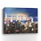 Homeroots 30" x 24" Watercolor City Lights on the Horizon Canvas Wall Art 399093 - alternate 2