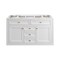 James Martin Vanities Vanity, without top, Glossy White, 47.88 in W x 23.25 in D,  503-V48-M-GW - alternate 4