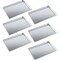 Amgood 18 in. x 26 in. Full Size Peforated Aluminum Bun / Sheet Pan, 6PK AMG PBP-19G-1826-6PK-Z - alternate 1