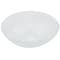Vigo Giovanni Frosted White Glass 17 in. L x 17 in. W x 6 in. H Round Vessel Bathroom Sink VG07043 - alternate 1