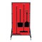 5S Supplies Housekeeping Shadow Board Broom Station V10, Red, Broom, No Text HSB-V10-RED-BO-NO TEXT - alternate 1