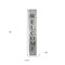 Homeroots 60in Whitewash And Black Solid Wood Welcome Porch Sign 384916 - alternate 2