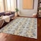 Homeroots 9' X 12' Gray And Ivory Abstract Washable Indoor Outdoor Area Rug 614165 - alternate 3