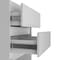 Homeroots 23" White Two Drawer Standard Chest 544051 - alternate 1