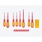 Tekton 8pc Phillips, Slotted, Square Insulated Screwdriver Set w/Red Mod Organizers (#1-2, 3.5-6.5mm, #1-2) DVZ90103 - alternate 2