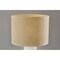 Homeroots 29" White Ceramic Cylinder Table Lamp With Beige Drum Shade 524628 - alternate 3