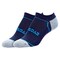 Railroad Sock Unisex No Show Socks, Merino Wool/Nylon/Spandex, Navy/Blue, 5-10 W; 4 -7.5 M, 2 PK OD291NSBL - alternate 2