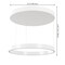 Jonathan Y Jense 23.75" Minimalist Modern Metal Adjustable Dimmable Ring Integrated LED Pendant, White JYL7151B - alternate 5