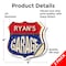 Signmission Ryan's Garage, 4 inch X 4 inch, Vinyl Decal, 2PK SHI-D-2PACK-4-383-RYAN - alternate 3