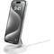 Belkin Boost Charge Pro Convertible Magnetic Wireless Charging Stand With Qi2 15w, White WIA008ttWH - alternate 3