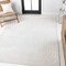 Jonathan Y Freya High-Low Modern Scandinavian Arch Stripe Monotone Ivory 3 ft. x 5 ft. Indoor/Outdoor Area Rug SCN106A-3 - alternate 2