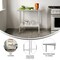 Flash Furniture Reese 24x36 Portable Work Table, Steel Top Shelf and Adjstbl Glvnzd Steel Undershelf NH-WT-2436-GG - alternate 5