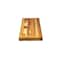 Homeroots 29" Natural Teak Wood Bath Tray And Seat 376658 - alternate 2