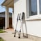 Wrightmaster 12.8 ft. Lightweight Steel Extension Ladder with Safety Lock, 330 lb. Load Capacity ZOR-73404224928 - alternate 4