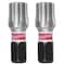 Milwaukee Tool Driver Bit, 1" L, 1/4" Shank Size 48-32-4991 - alternate 3